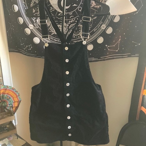 CORDUROY OVERALL DRESS - Picture 1 of 4